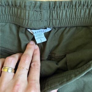 Athleta Olive Green Cropped Pants